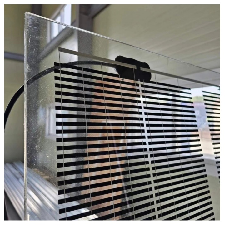Stripe Solar Panel 4 Electrical Bipv Facade/roofing Transparent System Striped highlight Transparent BIPV