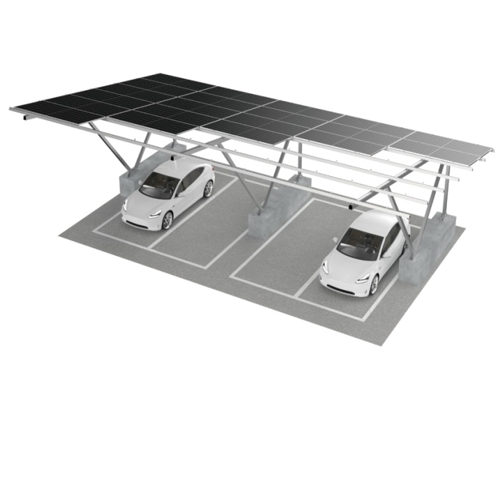 3 CarPort Solar Mounting Brackets -W model