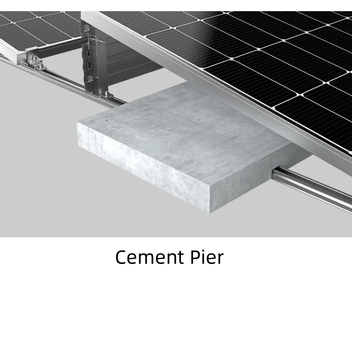 Ballasted Solar Mounting System (3) BALLASTED ROOF SOLAR PV MOUNTING SYSTEM - SINGLE SIDE