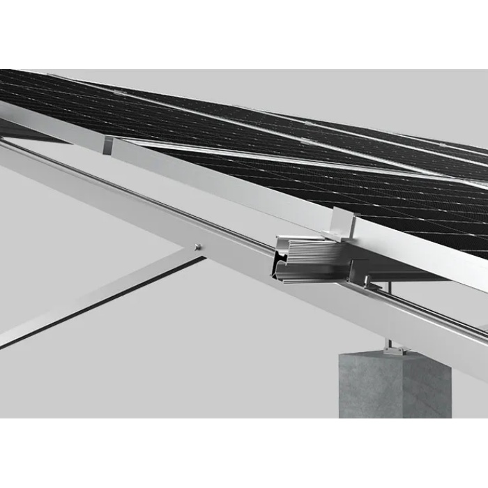 DOUBLE-ROW (3) DOUBLE-ROW TRIPOD BASE-BEAM-FREE RMIV GROUND MOUNTING BRACKETS