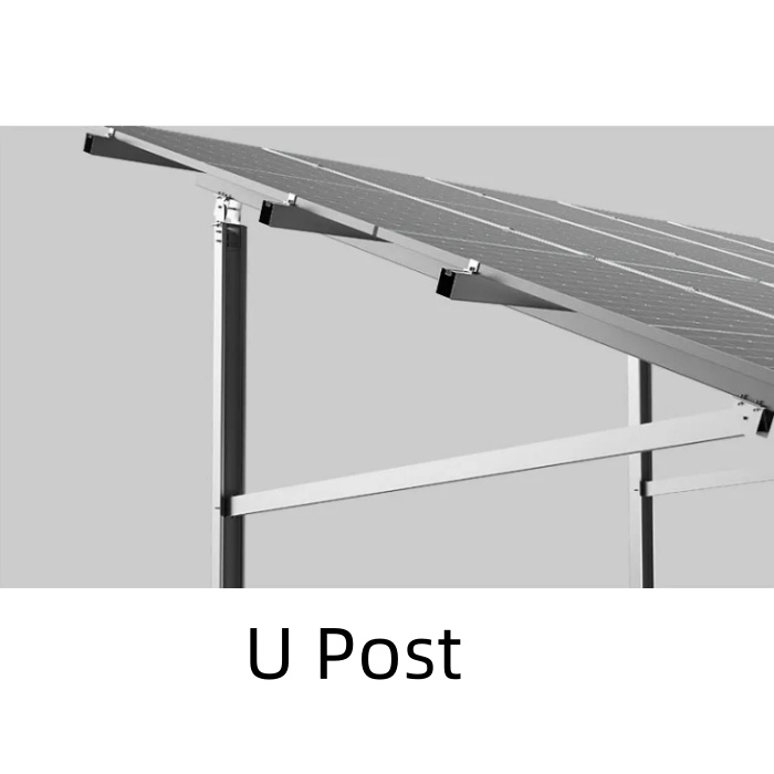 U Post (2) C-SHAPE,I-SHAPE,π-SHAPE PILES GROUND MOUNTING